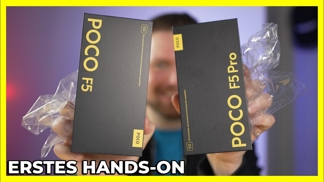 POCO F5 und POCO F5 Pro im ersten Hands On & Unboxing | CH3 Test Deutsch