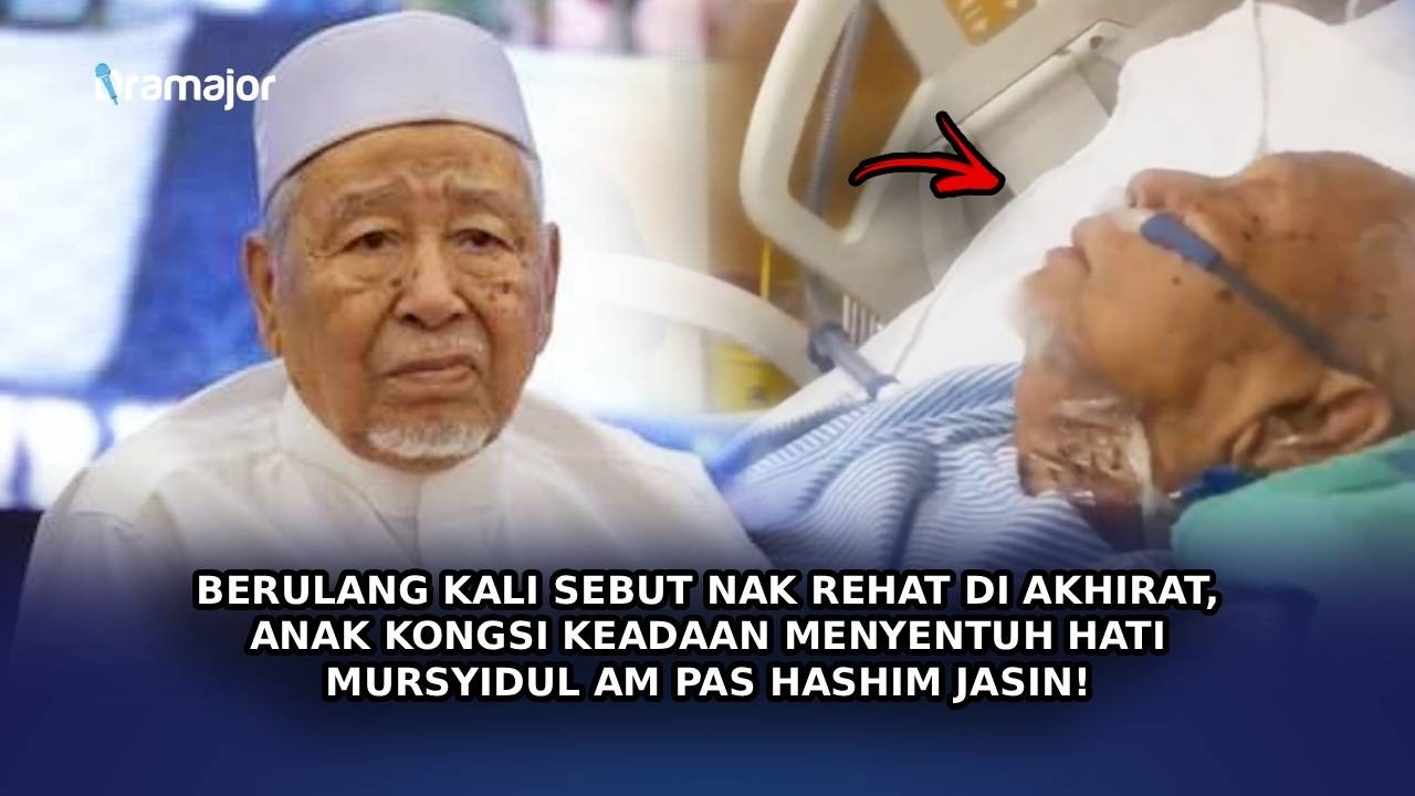 BERULANG Kali Sebut Nak Rehat Di Akhirat, Anak Kongsi Keadaan Mursyidul AM PAS Hashim Jasin!