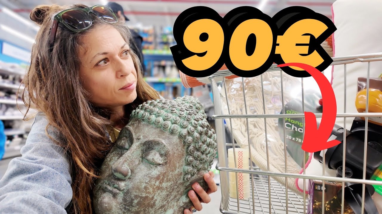 ACTION... lleno un CARRO con 90&euro; para DECORAR mi FINCA 🫣 Vlog288