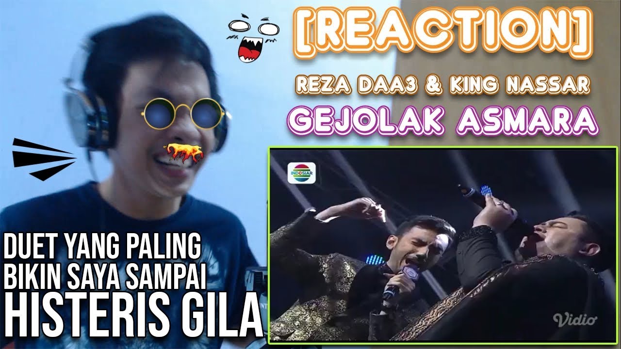 PENONTON HISTERIS, SAYA KEGILAAN | REZA & KING NASSAR | REACTION