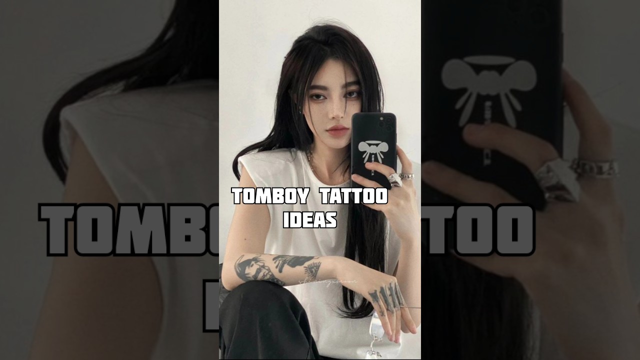 Tomboy tatto ideas✨🖤#aesthetic #trending #tattoo #shorts💟🌷