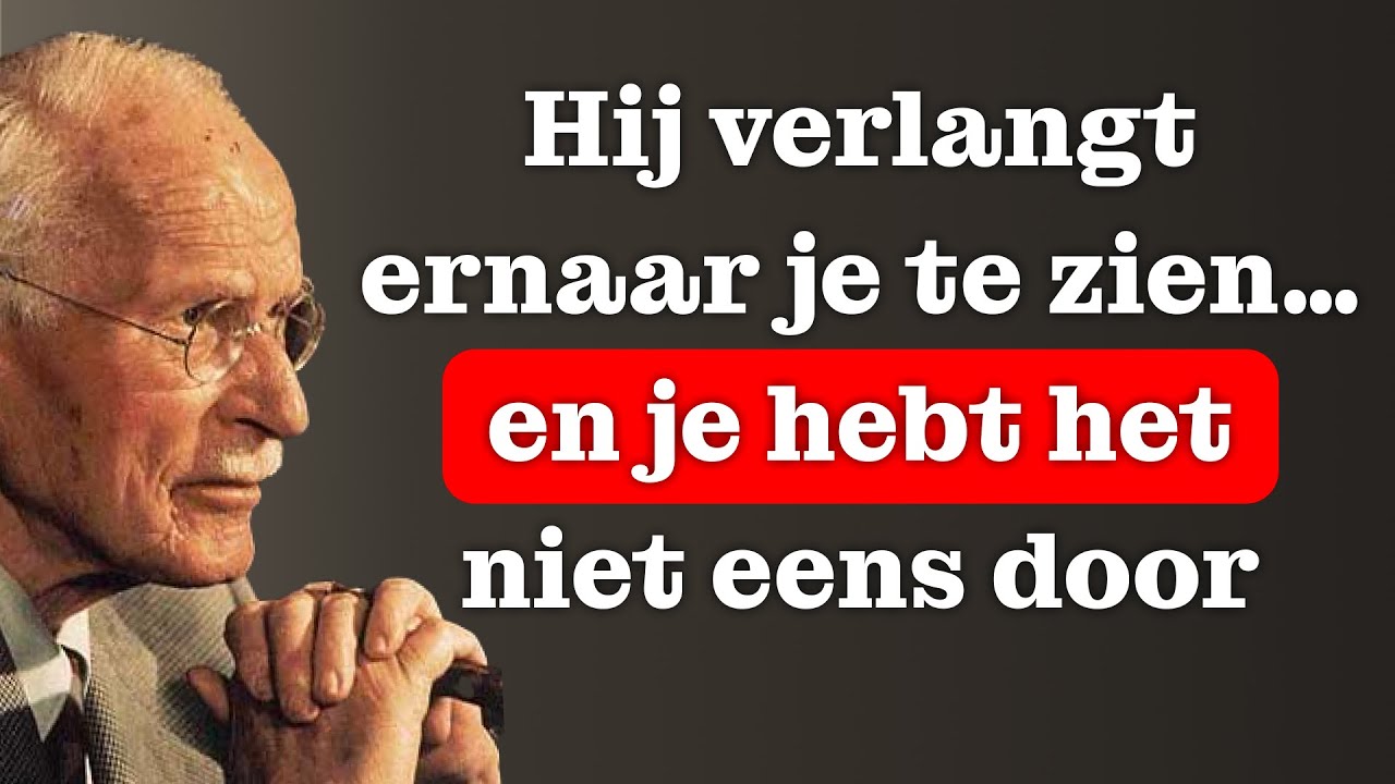 Als je iemand echt mist, doet diegene dit onbewust – Carl Jung
