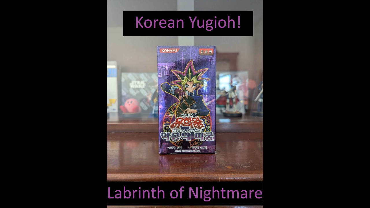 I PULLED A SECRET RARE? KOREAN Labyrinth of Nightmare Yugioh Pack Opening