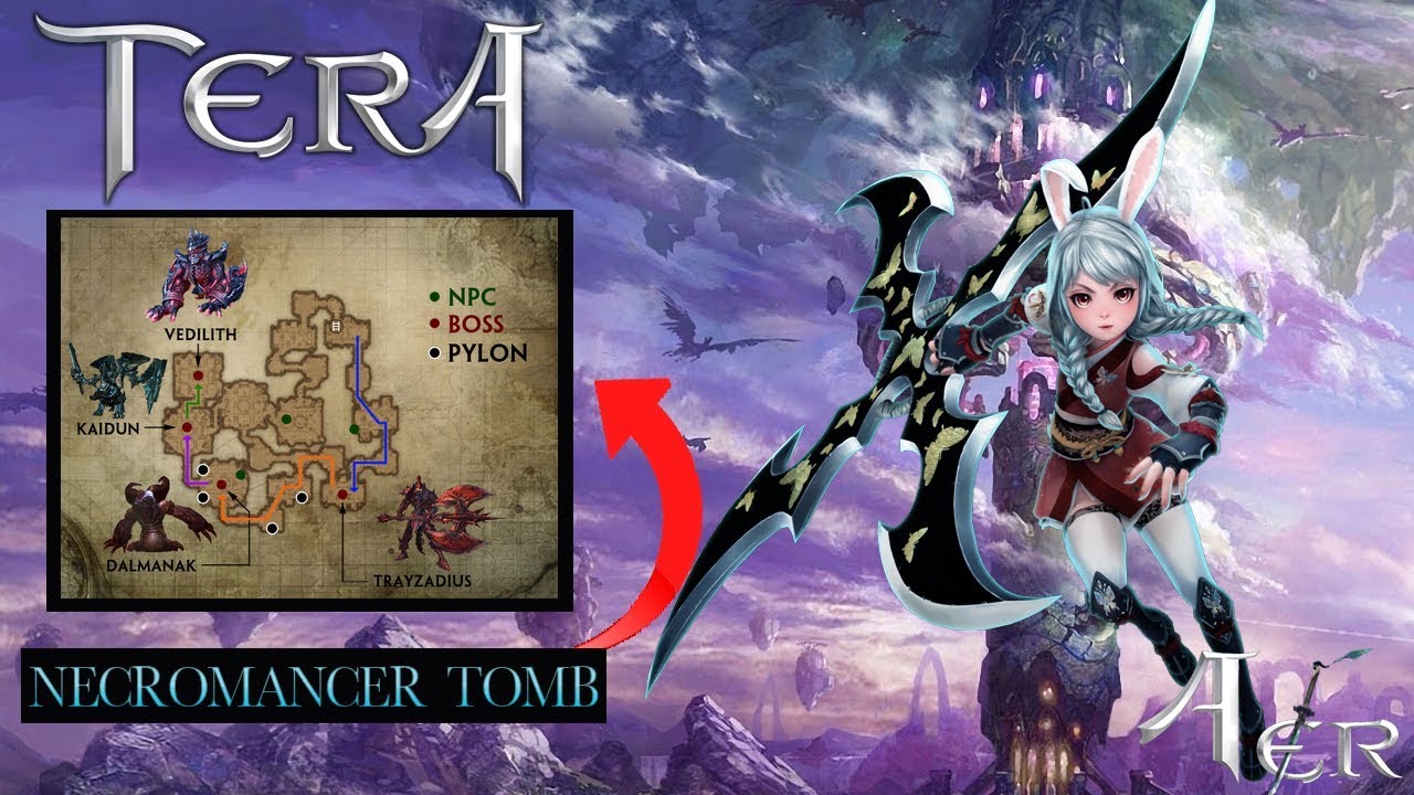 Tera PS4 (TTS) - Necromancer Tomb Full Dungeon