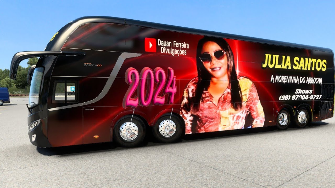 JÚLIA SANTOS A MORENINHA DO ARROCHA 2024 NO BUS TOP SHOW