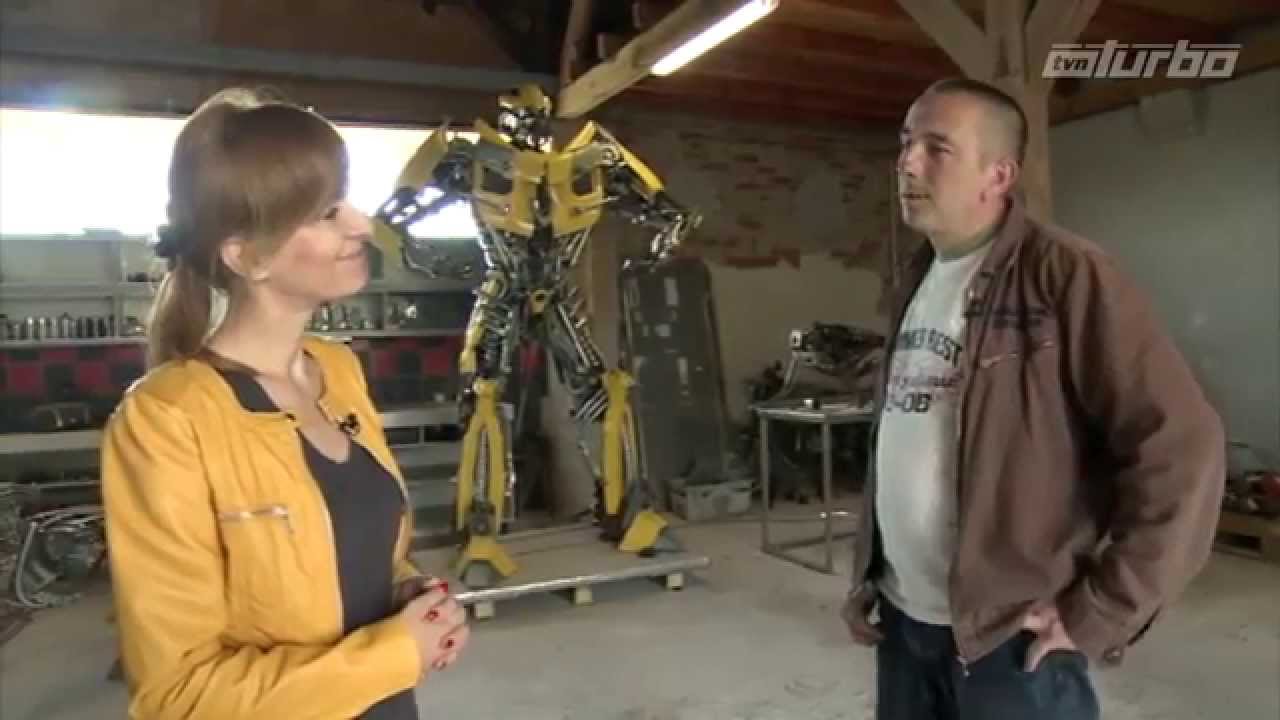 Polski robot ze złomu - Fabryka Robotow
