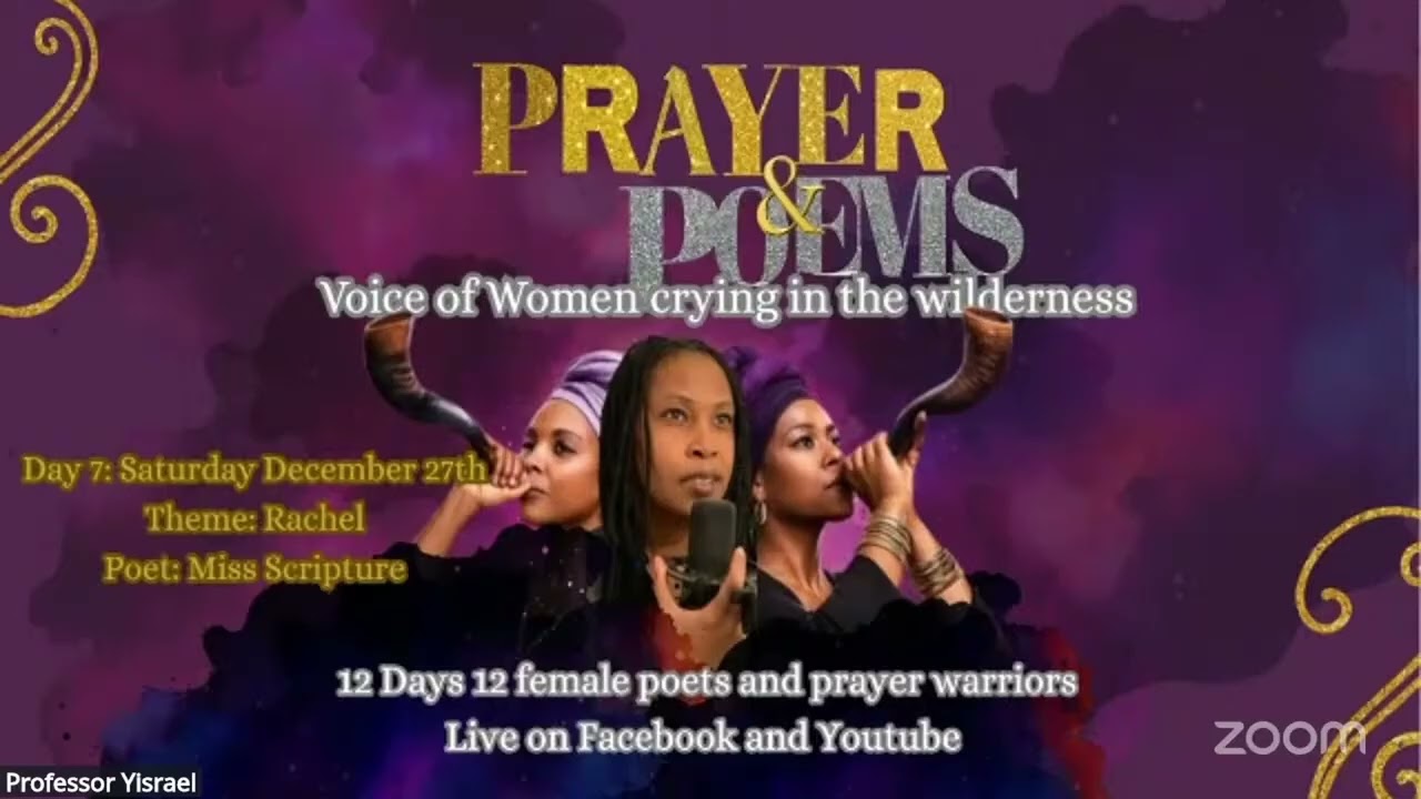 Prayer & Poetry Day 7:  Poetry Warrior is Miss Scripture (Updated)