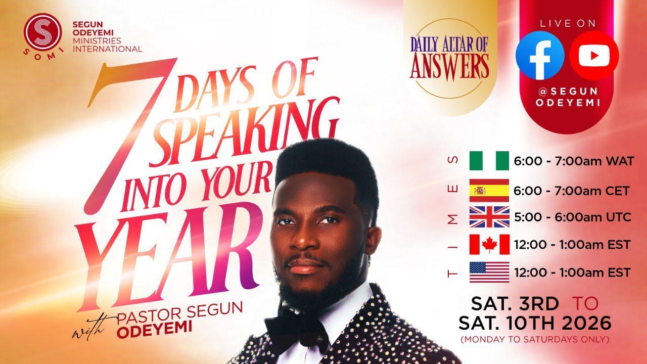 7 Days Of Speaking Into Your Year || Day 5 || Pastor Segun Odeyemi