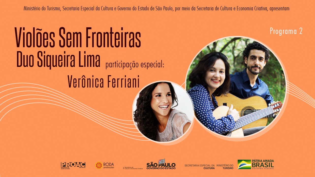 Violões Sem Fronteiras | Duo Siqueira Lima | Aquarela do Brasil