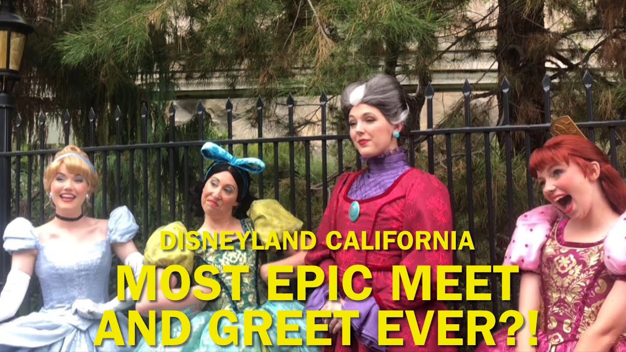 Evil Queen, Cinderella, Evil Stepsisters & Lady Tremaine Join for EPIC Meet & Greet! Disneyland 2023