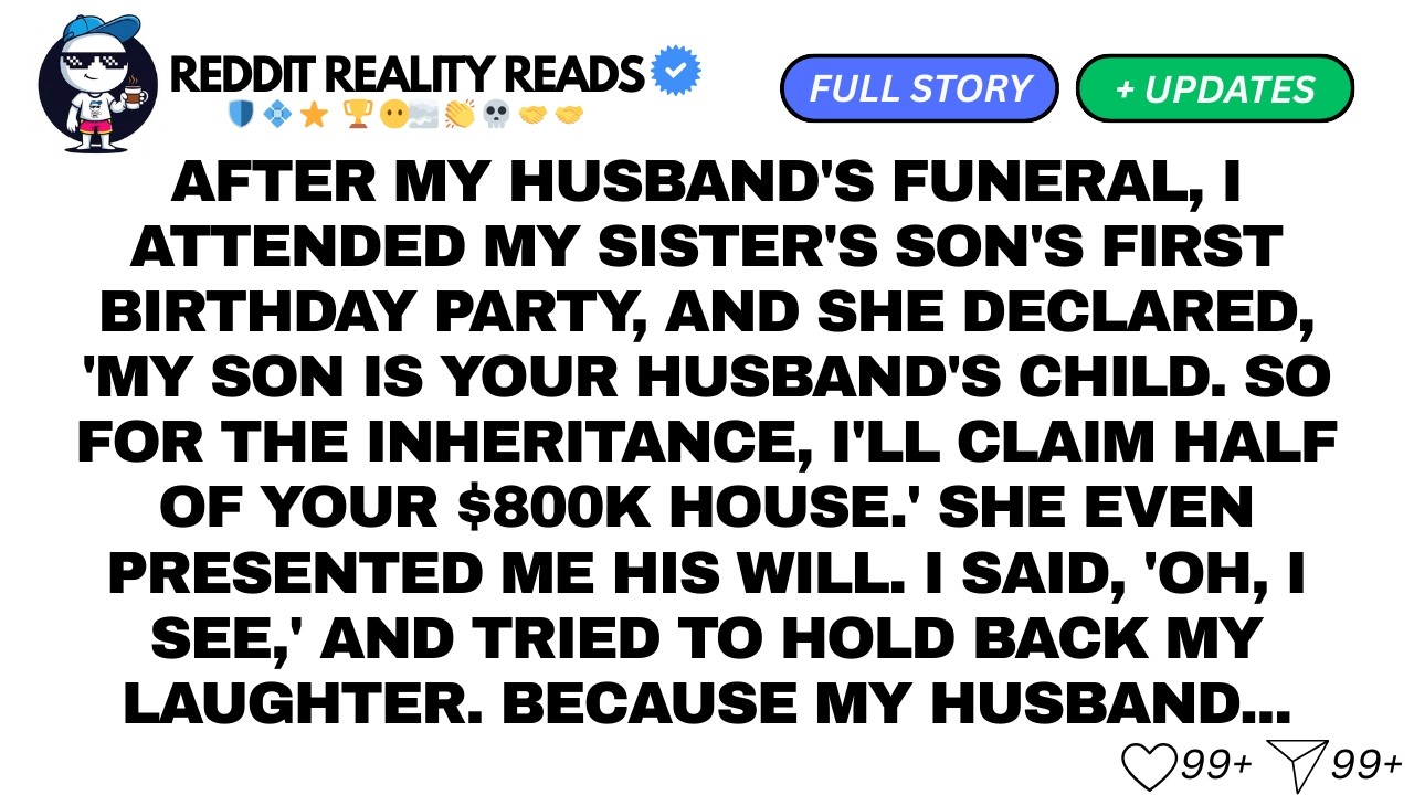 AFTER MY HUSBAND'S FUNERAL, I ATTENDED MY SISTER'S SON'S FIRST BIRTHDAY PARTY...