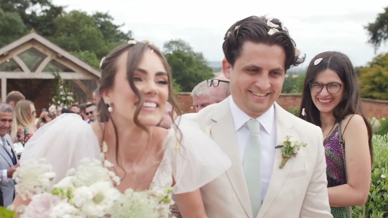 Upton Barn & Walled Garden Wedding - Anna and Seb