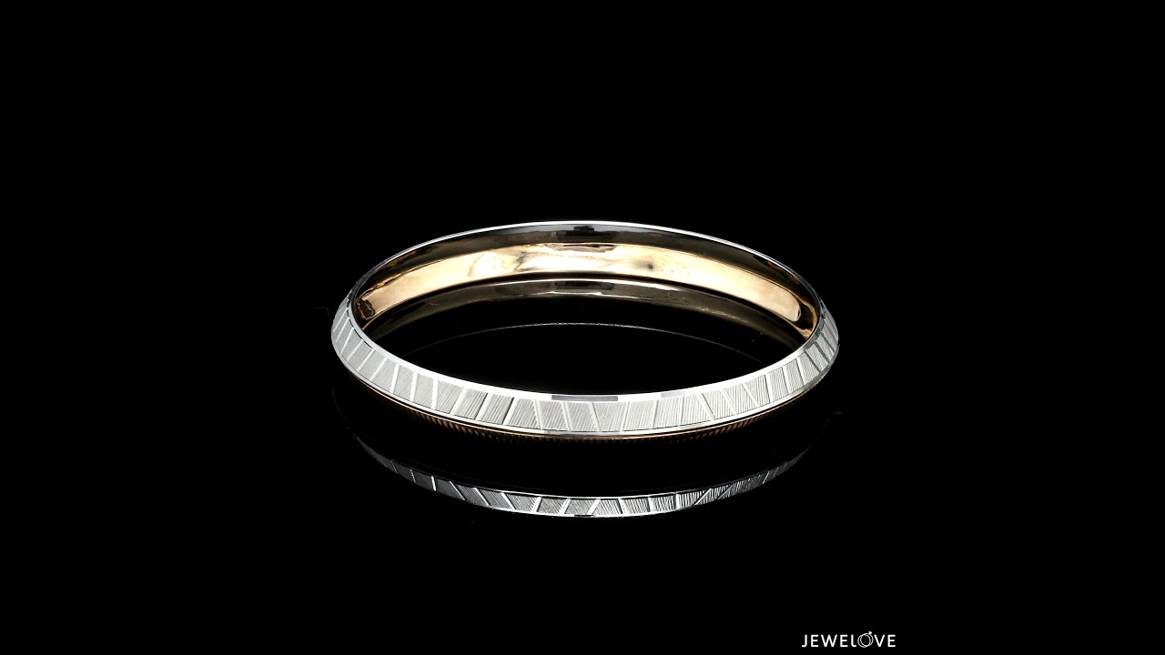 9mm Platinum & Rose Gold Bracelet for Men JL PTB 1294 - Jewelove