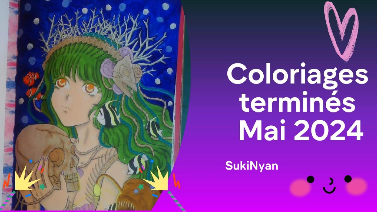 Coloriages terminés Mai 2024