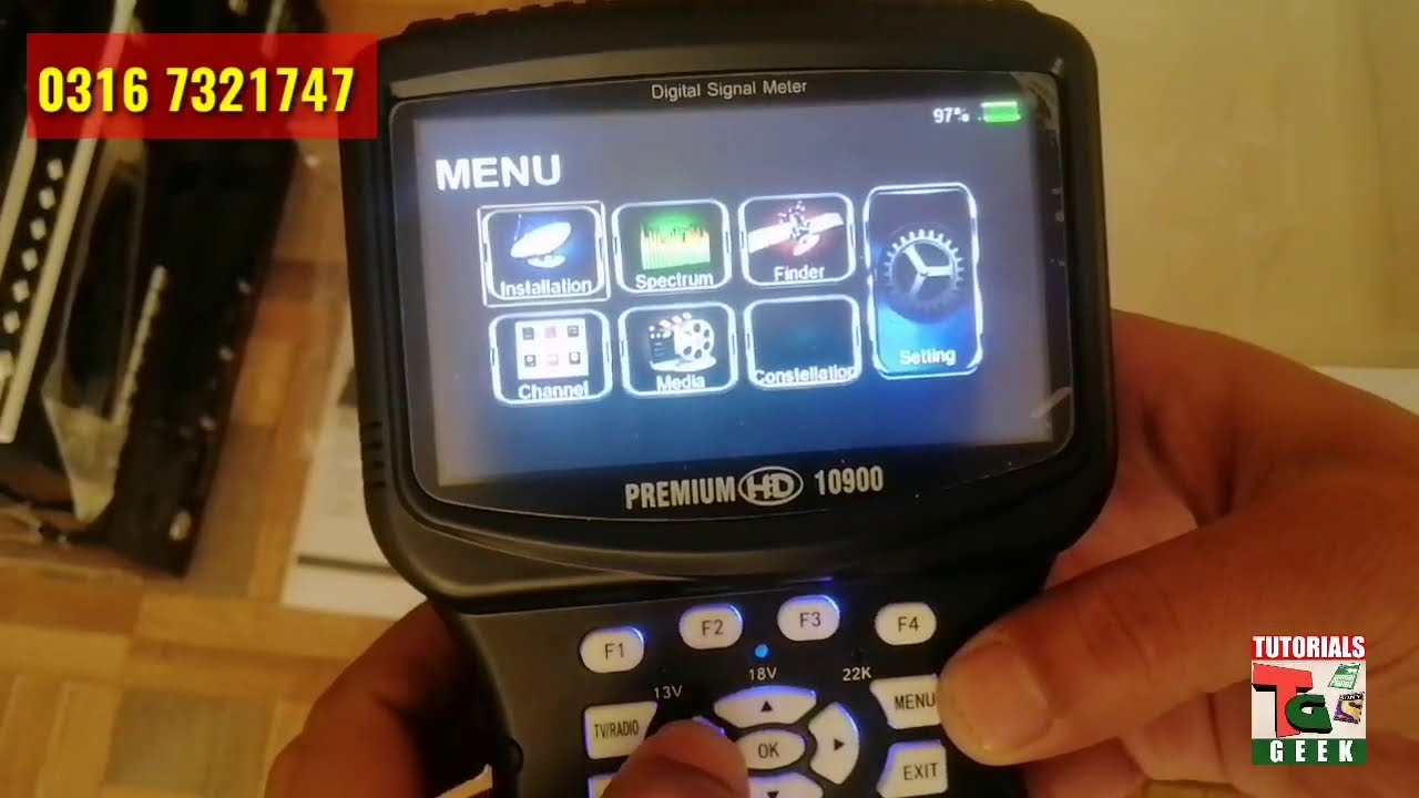 Premium 10900 Full HD Satellite Finder Unboxing & Full Review