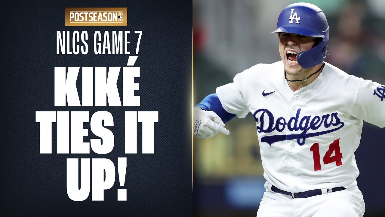 Dodgers' Kiké Hernandez TIES IT UP with HUGE solo shot in NLCS Game 7!