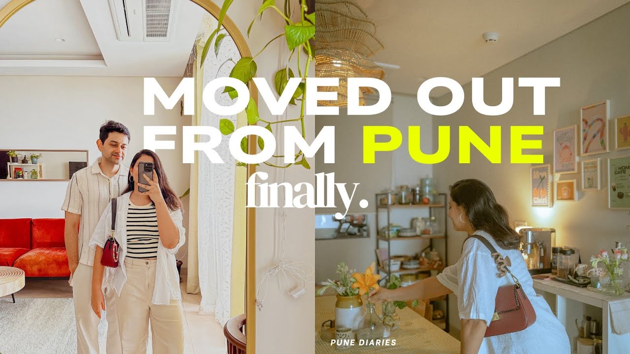Moving Out of Pune | Letting Go of My Home | Road Trip from Pune to Indore to Delhi ✨