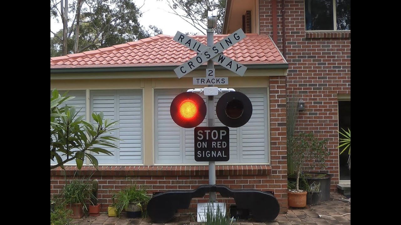 My backyard Level Crossing signal