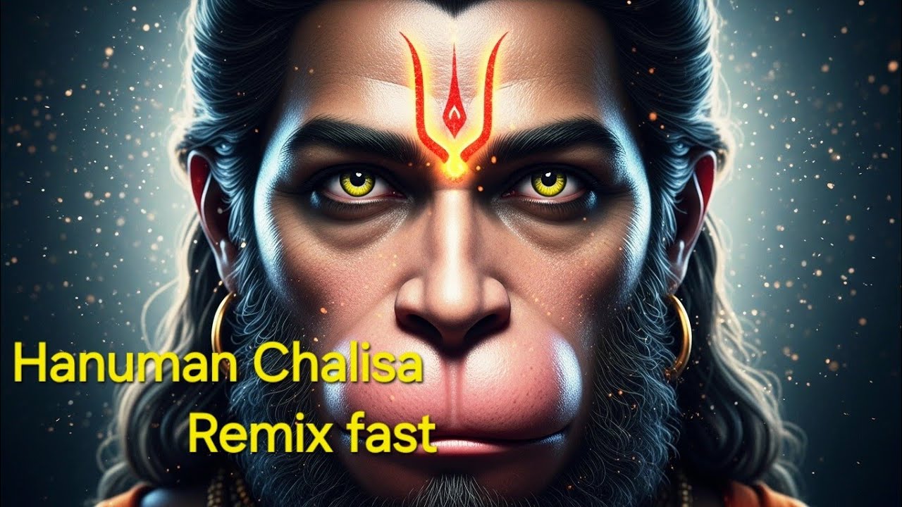 Conquer victory and remove obstacles in life with this powerful fast Hanuman chalisa remix 🔥☄️