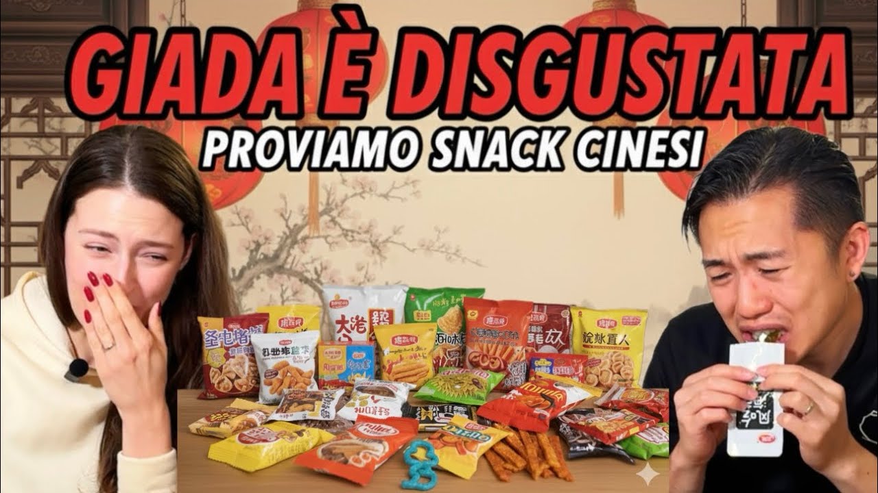 GIADA È DISGUSTATA! Proviamo snack cinesi - AsianItalianLove