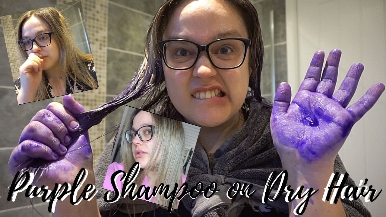 I PUT PURPLE SHAMPOO ON MY DRY HAIR 🙈TIKTOK MADE ME DO IT! DOES IT WORK? | JADE TOMLINSON