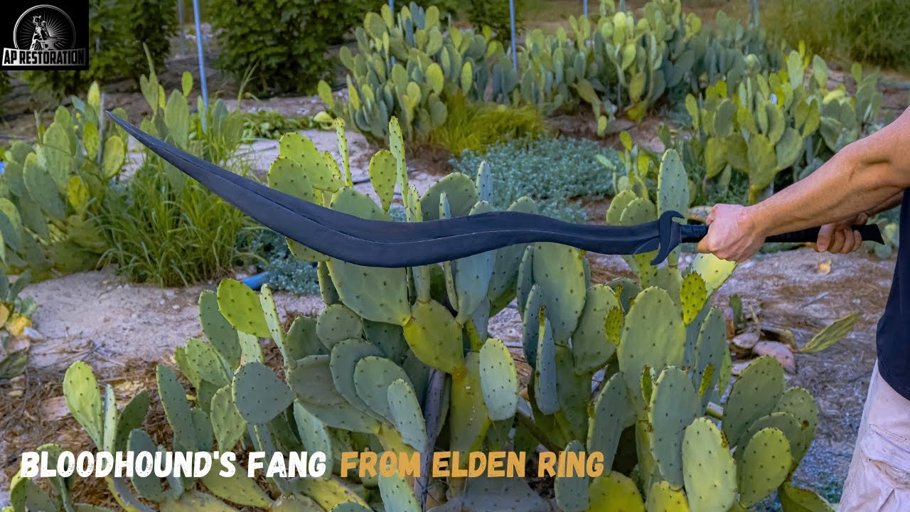 Bloodhound’s Fang from Elden Ring – making sword