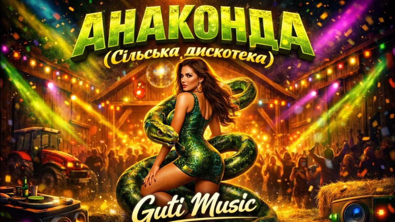 Guti Music – Анаконда 💃 Найгарячіший трек сільської дискотеки 2026 | Official Video