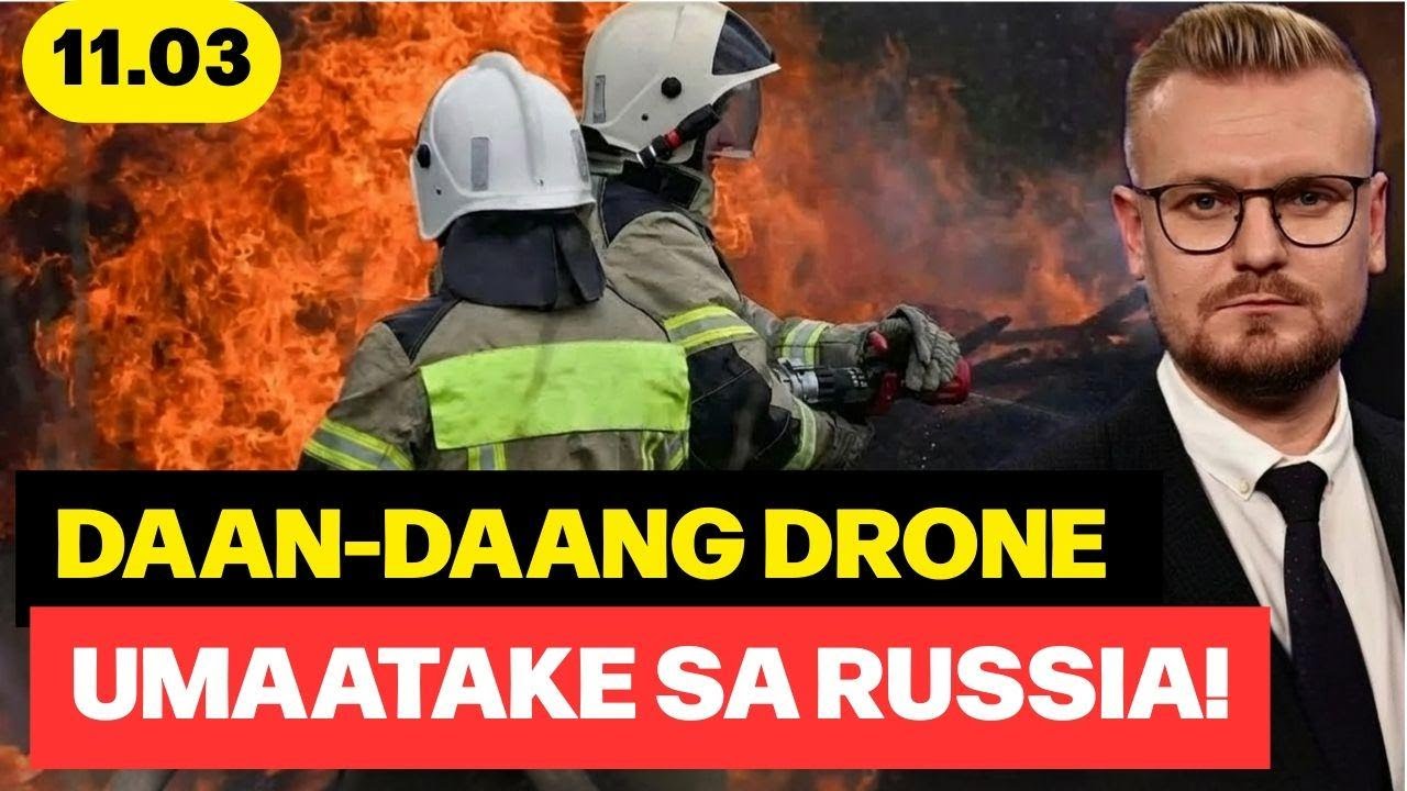 Daan-daang drone kada araw! Matinding pag-atake ng Ukraine sa Russia!