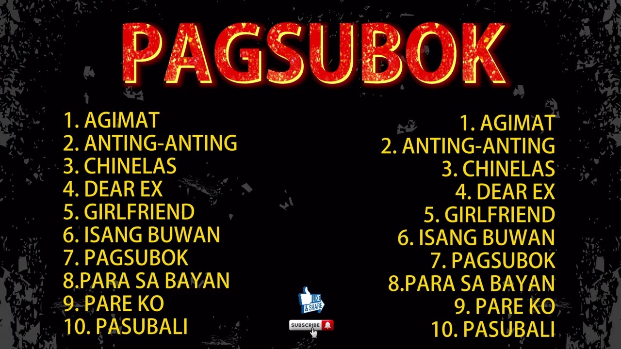 PAGSUBOK - OPM Rock Music Playlist