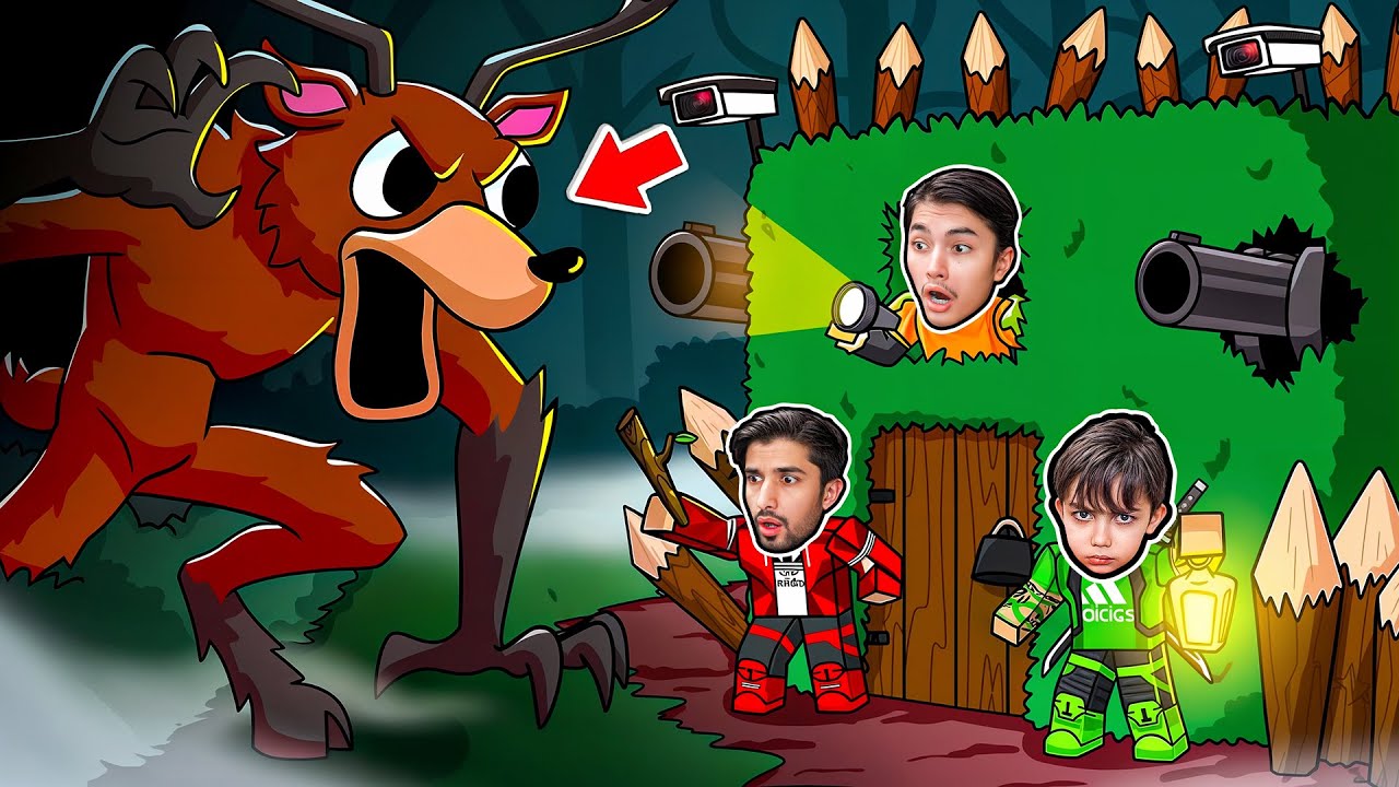 وليد ونصرت جابوا العيد في 99 ليلة في الغابة !!🔥😱