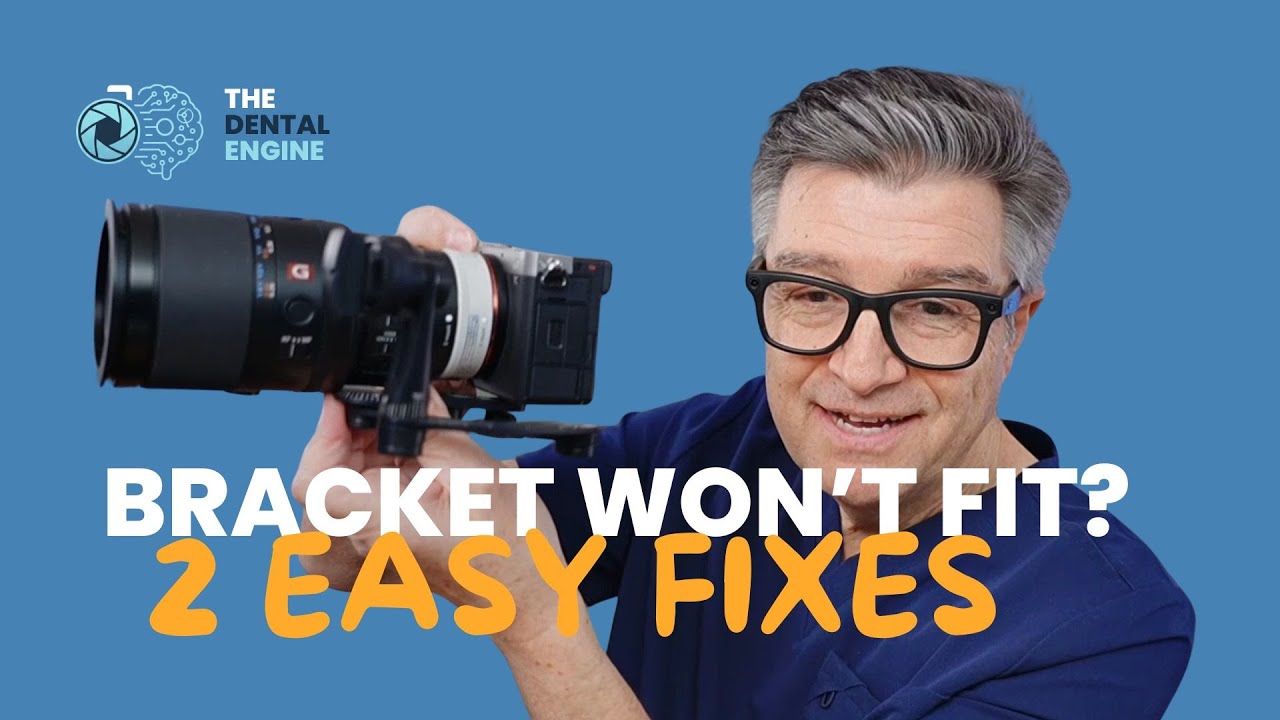 Struggling to mount your flash bracket because it’s hitting your lens? 📸