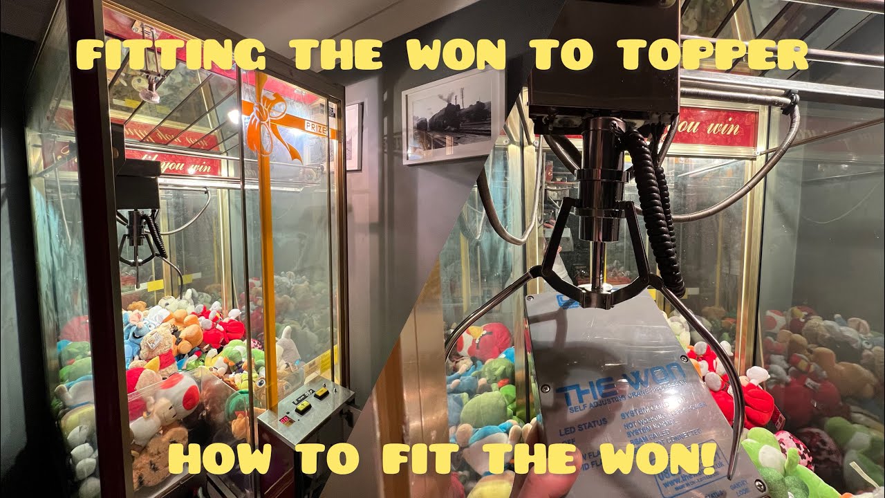 Fitting The WON To A Topper Claw Machine | How To Fit A Lotelle WON Box