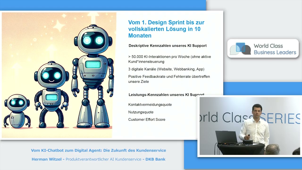 Vom KI-Chatbot zum Digital Agent: Die Zukunft des Kundenservice | Herman Witzel | DKB