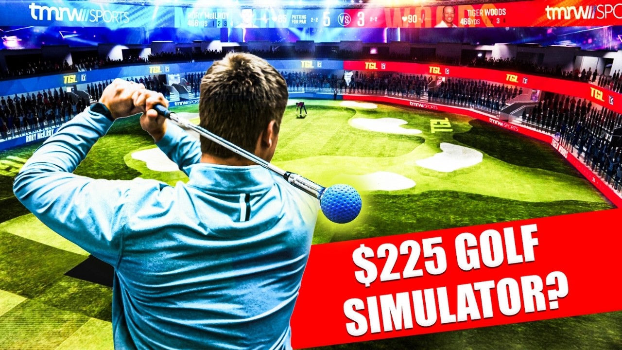 We Discovered a $225 Home Golf Simulator You Can Use ANYWHERE?! (PhiGolf 2 Review)