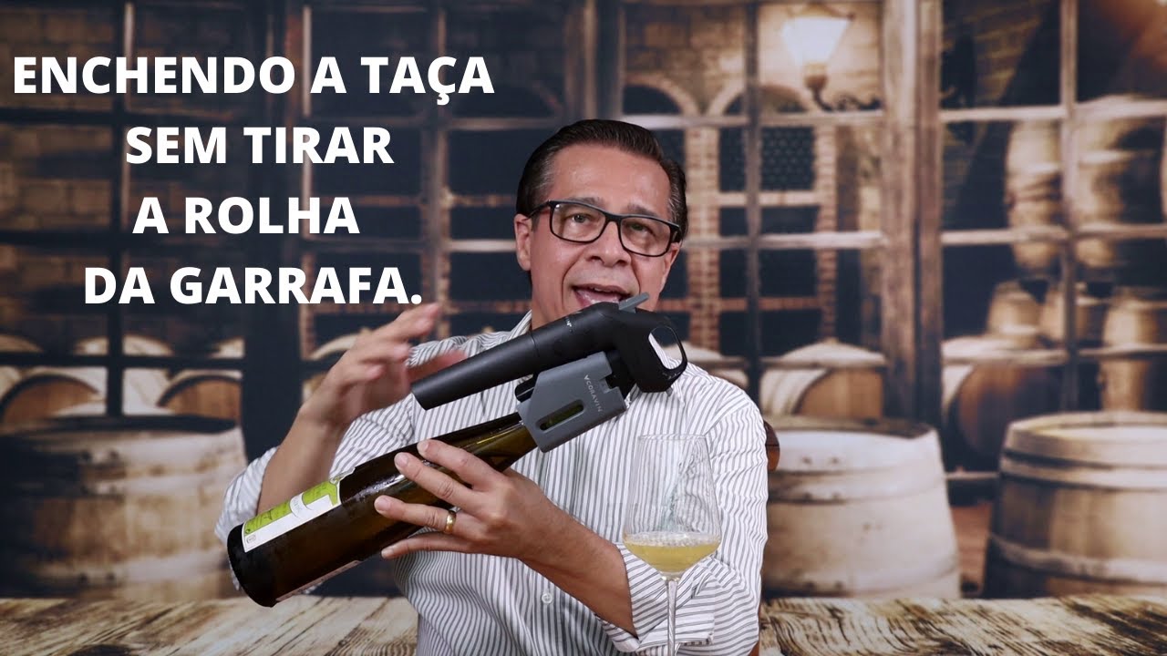 CORAVIN: ENCHENDO A TAÇA SEM SACAR A ROLHA DA GARRAFA.
