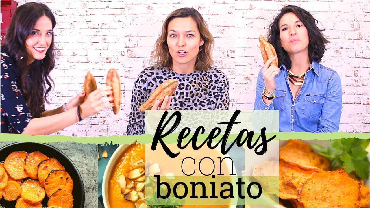 RECETAS CON BONIATO O BATATA | Cómo cocinar boniato de manera saludable