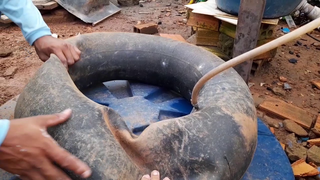 Como transferir o gás do biodigestor para o botijão de gás.