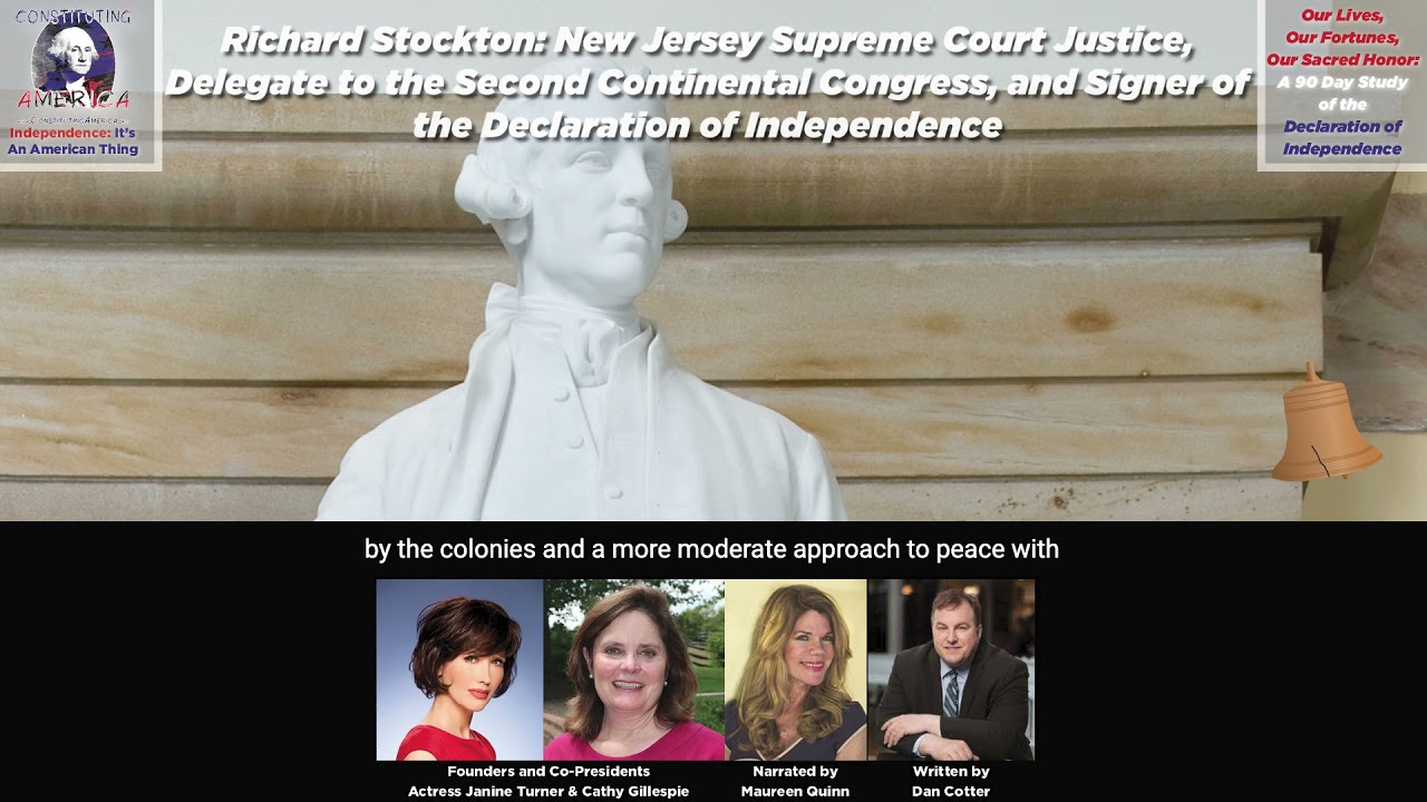 Daniel Cotter | Richard Stockton: NJ Supreme Court Justice, Delegate to 2nd Continental Congress