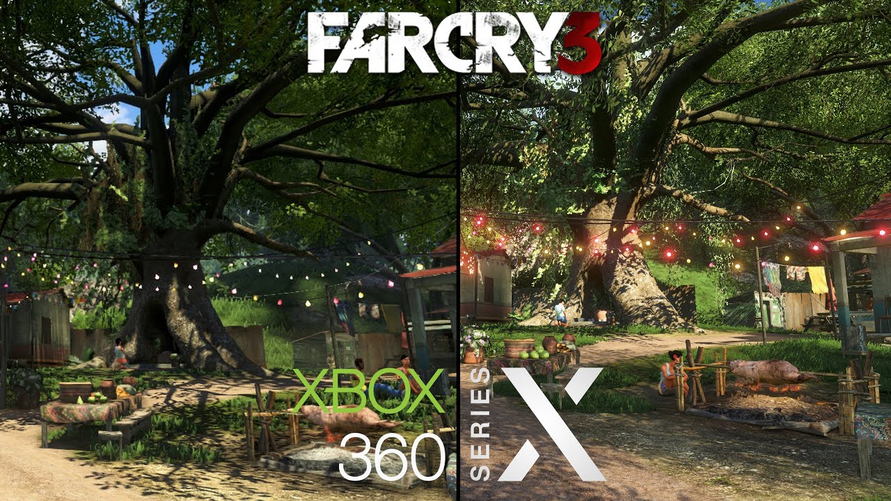 Far Cry 3 Classic Edition - Xbox Series X vs Xbox 360 Comparison 4K