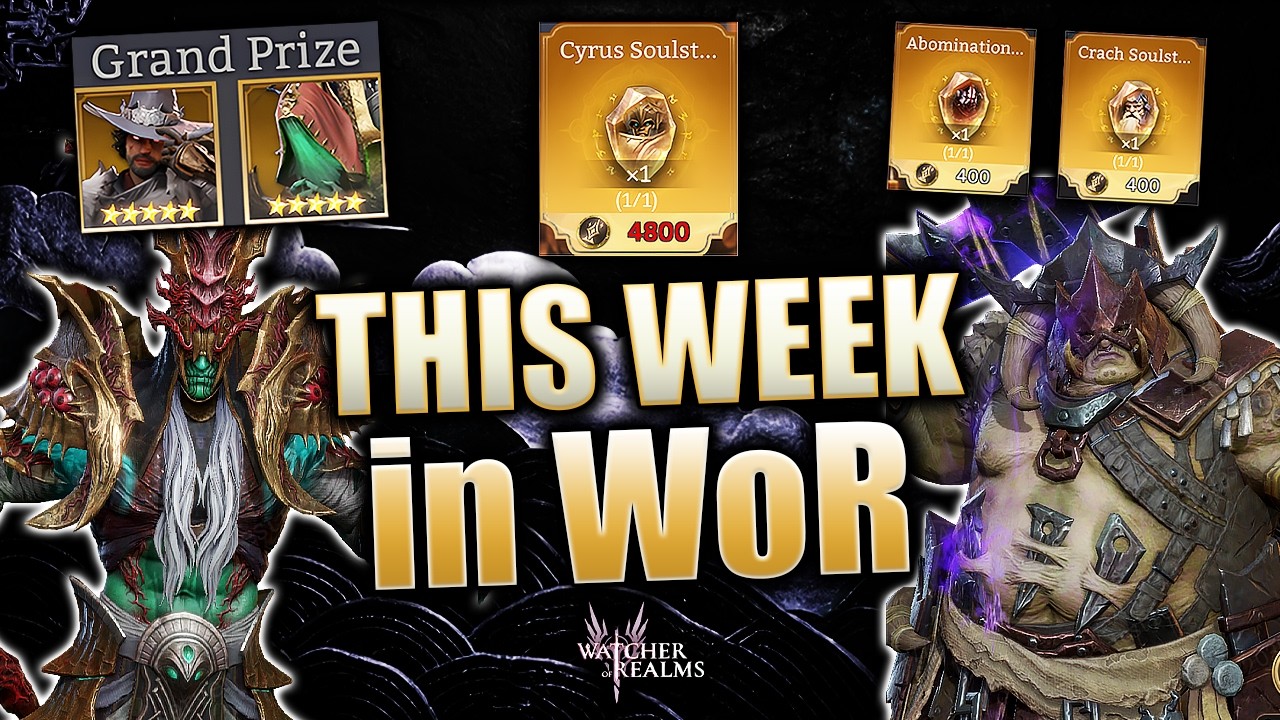 New Epics DELAYED?! Skip Banner + New Soulstone Choices - IS THIS A DEAD WEEK? ⁂ Watcher of Realms