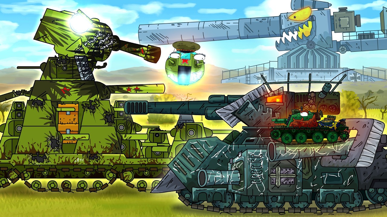 THE REBIRTH OF THE KV-44! Creating a new monster - Cartoons about tanks