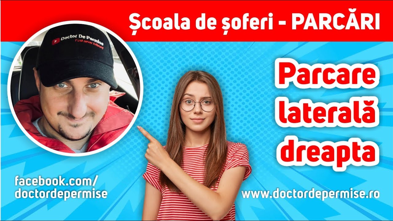 Școala de șoferi - PARCĂRI - parcare laterală dreapta