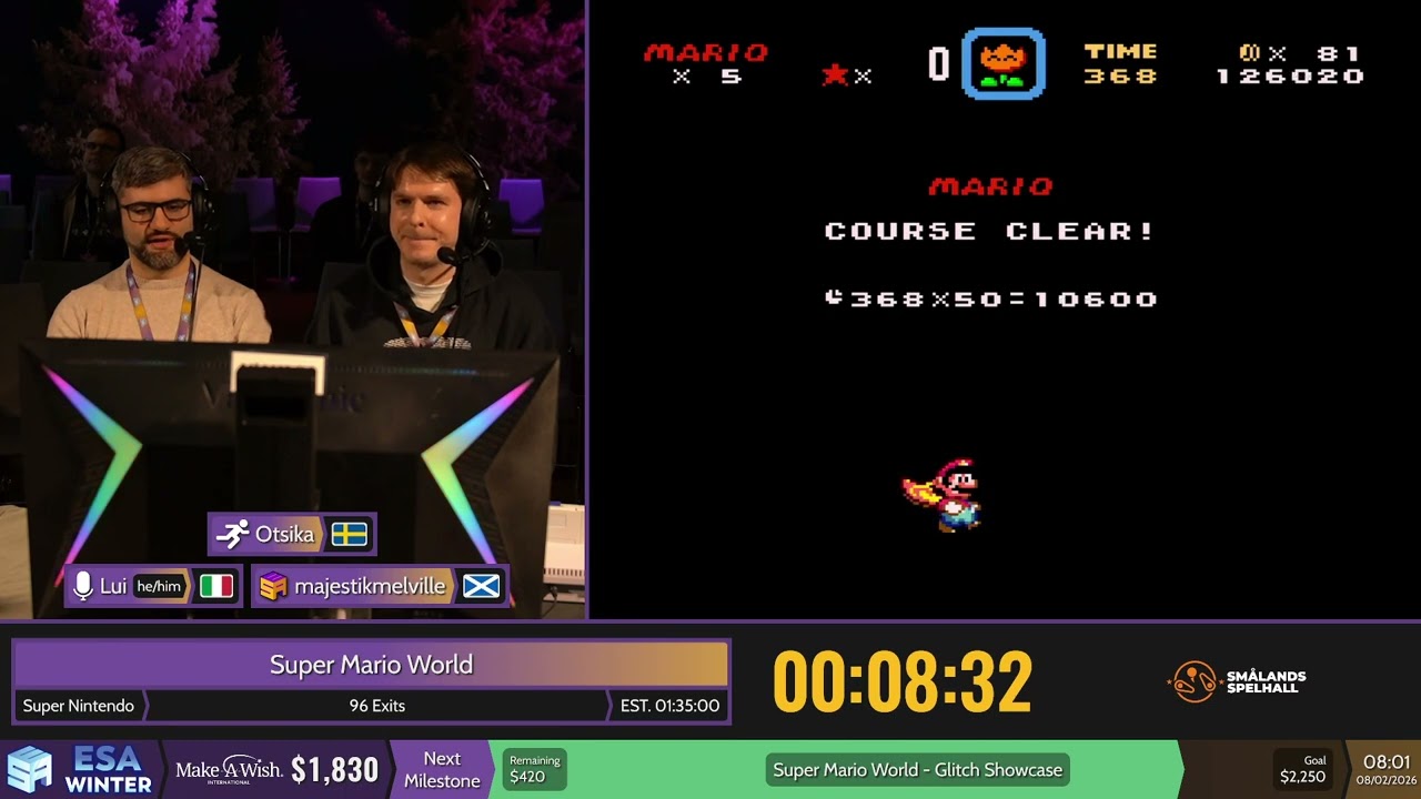Super Mario World [96 Exits] by Otsika - #ESAWinter26