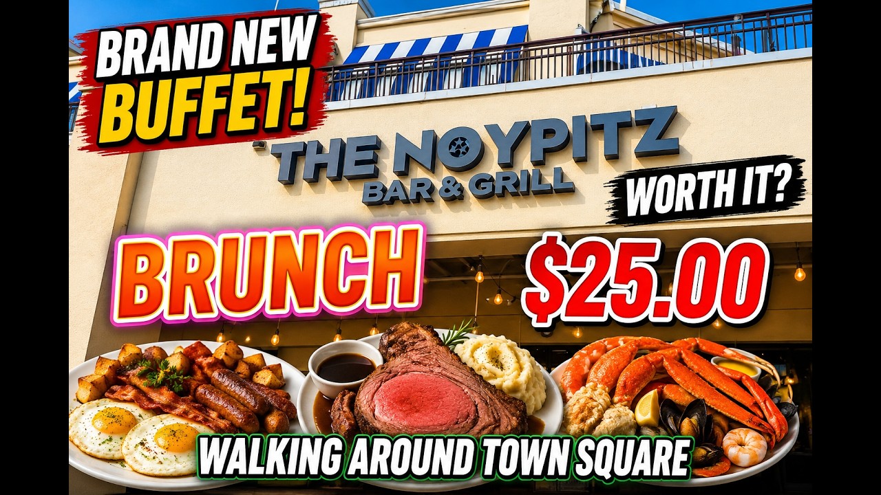 Newest Buffet, Weekend Brunch, $25.00, Worth it? Walking Around Town Square.