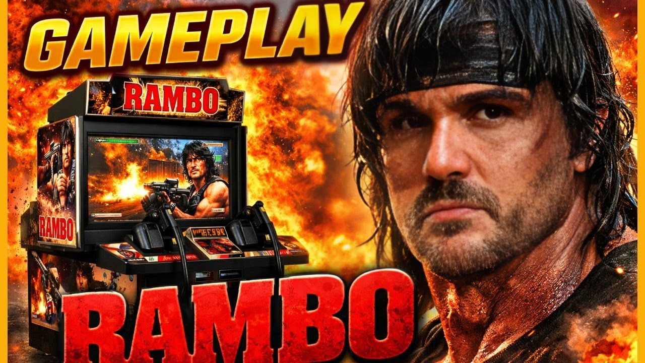 RAMBO ARCADE Gameplay Completo 🎯 | Shooter Light Gun de Sega Lindbergh