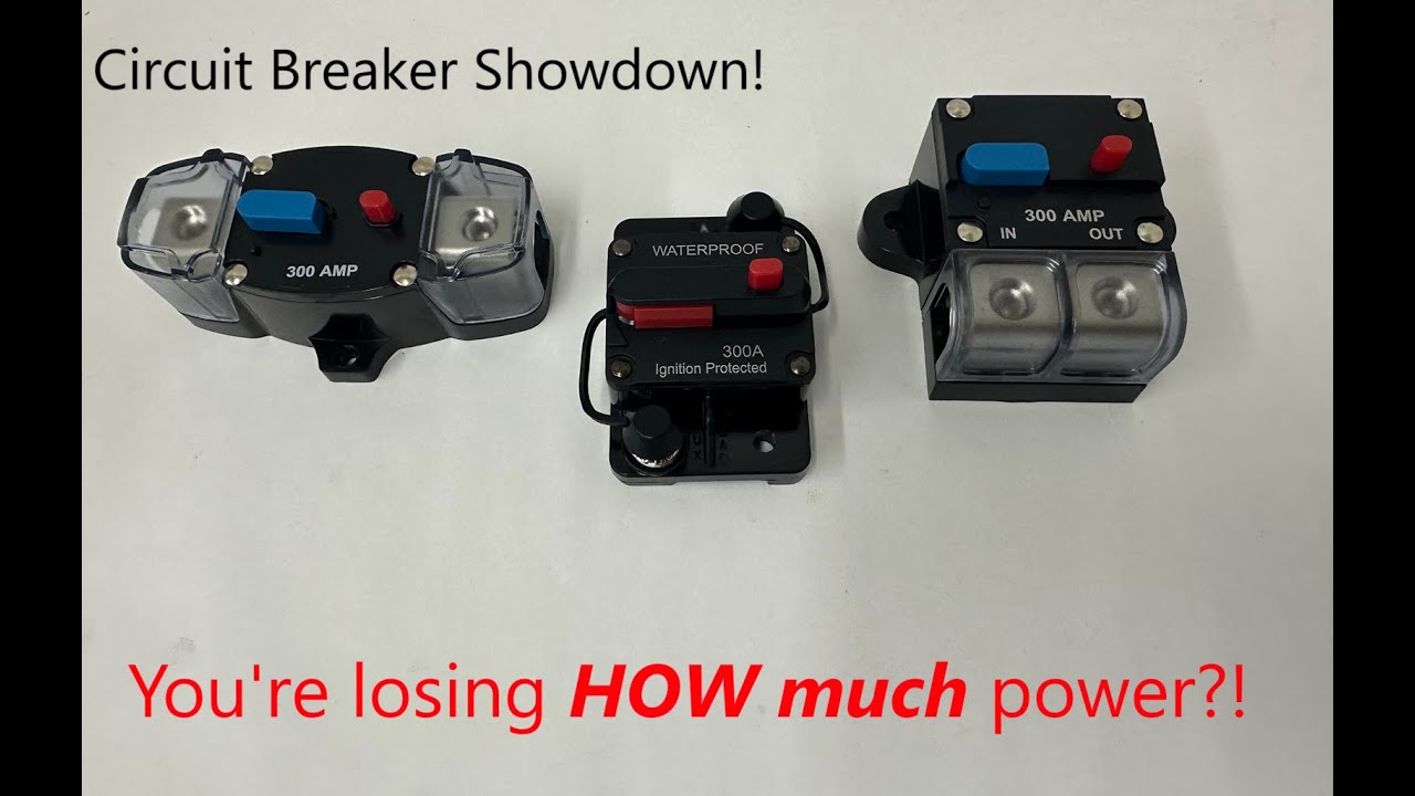 Should circuit breakers be used for car audio?  Checking resistance and load testing