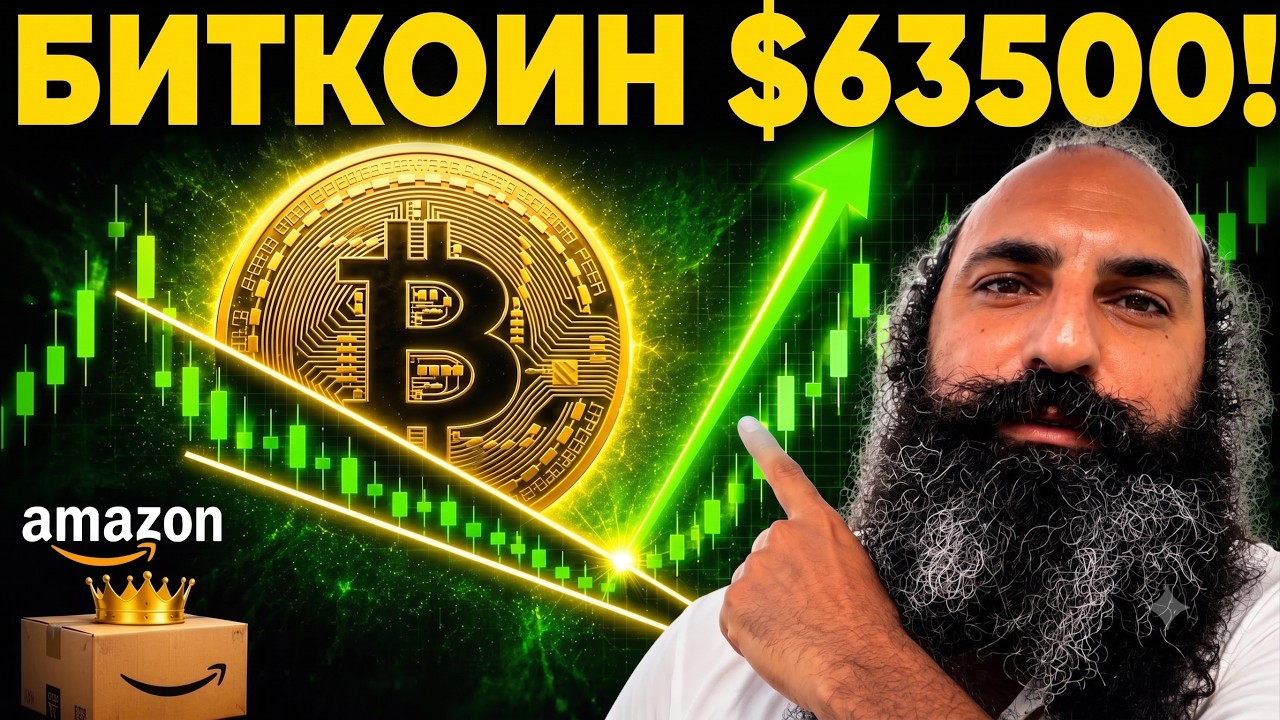 Биткоин $63500!🔥Продолжится ли рост?🔥Технический анализ