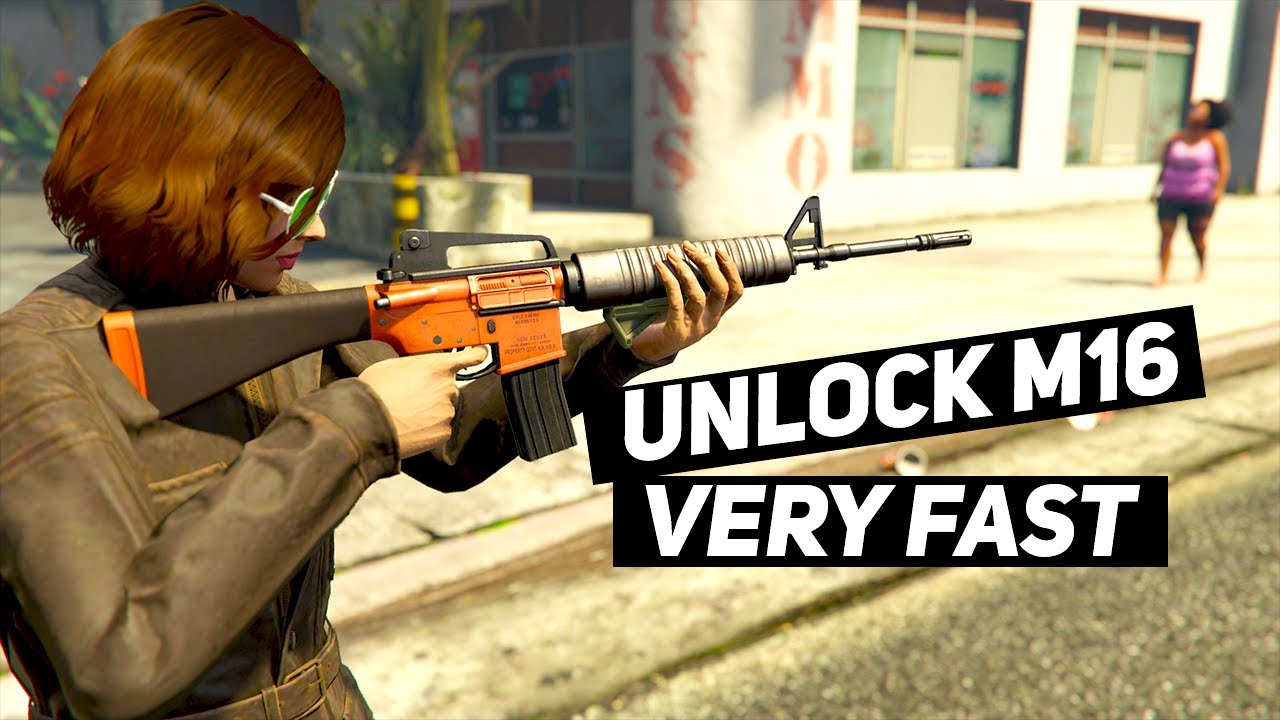 M16 No Cool Down Unlock It Very Fast | GTA Online