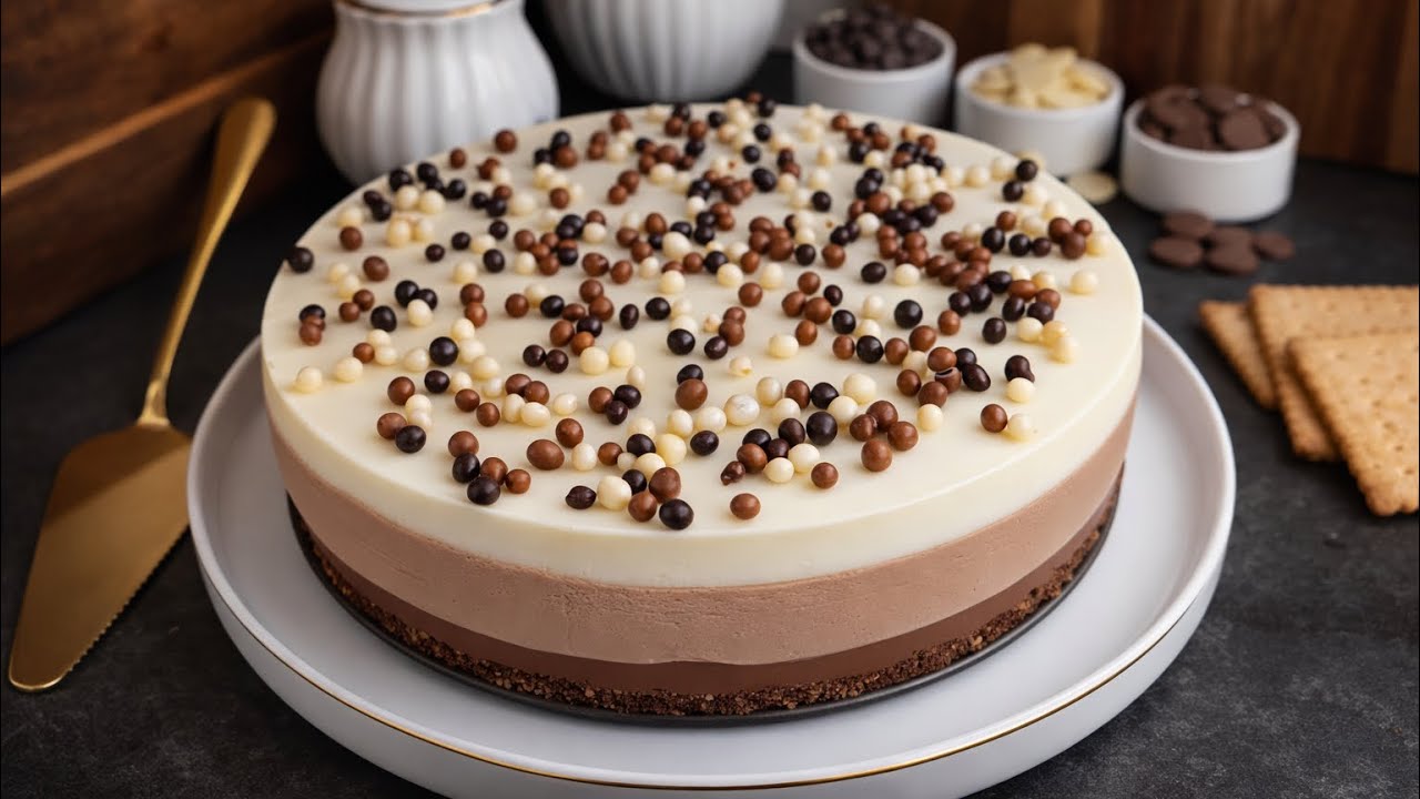 Gâteau au Chocolat 3 Couches Facile et Délicieux ! 🍫