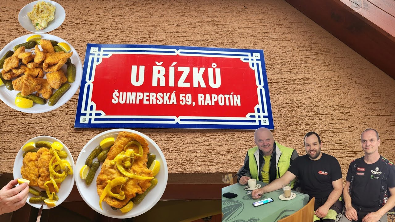 Moto výlet na pořádné šnicl